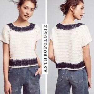 Anthropologie Field Flowers sweater top